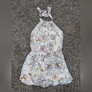 Floral Halter Romper